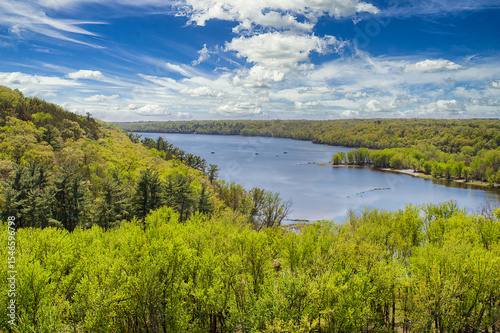 The Confluence of the Kinnickinnic and St. Croix Rivers in Wisconsin and Minnesota