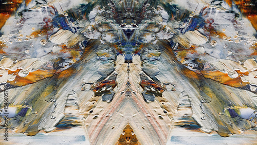 Abstract art background . Hand painting artwork on canvas .
