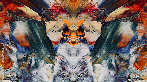 Abstract art background . Hand painting artwork on canvas .
