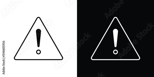 Risk icon in black. flat graphic vector icon