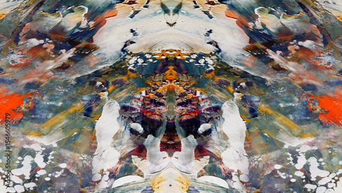 Abstract art background . Hand painting artwork on canvas .