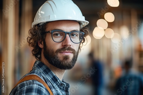 Focused construction worker (1) photo