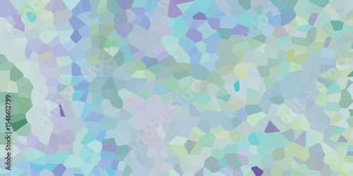 Pastel colored mosaic composition of irregular polygons creating a soft textured design suitable for digital projects