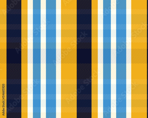 vibrant and colourfu gingham seamless pattern featuring pastel shades of purple, blue, yellow, orange, and black. Perfect for fabric, wallpaper or any project needing a cheerful and playful design