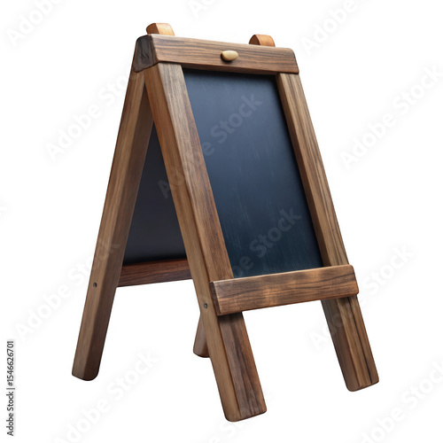 Blank wooden a frame chalkboard sign