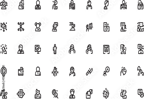 Extensive Collection of 70+ Professional Business People Vector Icons - EPS