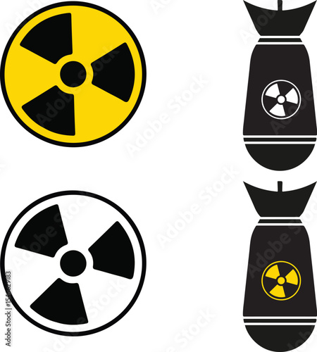 nuclear bomb, nuclear power icon, nuclear power symbol, nuclear symbol, atom bomb, black and yellow nuclear danger sign, radiation, sign, radioactive, nuclear, danger, symbol, warning, icon, caution, 
