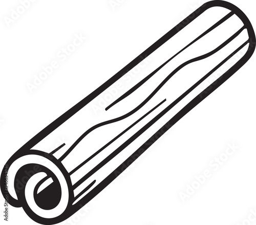 Cinnamon stick illustration