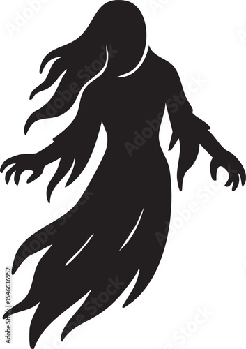 Ghost maiden silhouette