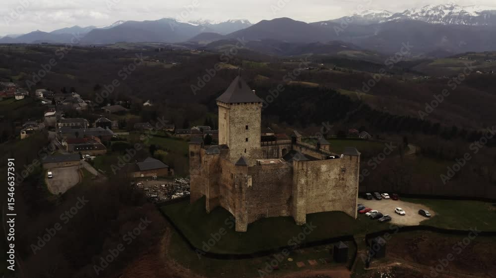 Prise de vue aérienne des Pyrénées
