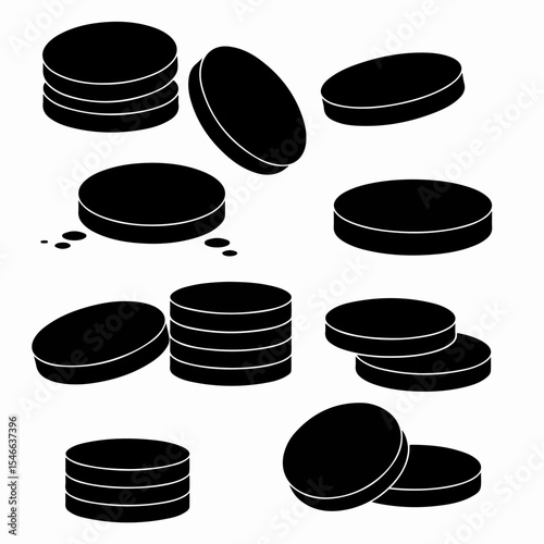 Pile of coins money wealth finance
