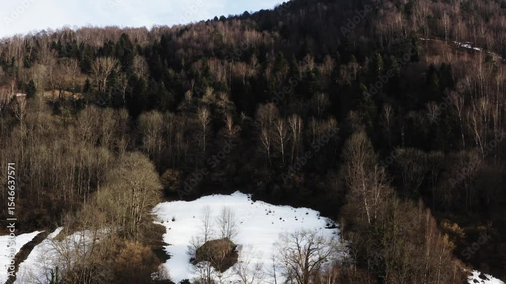 Prise de vue aérienne des Pyrénées