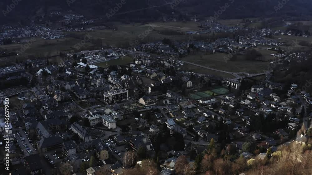 Prise de vue aérienne des Pyrénées