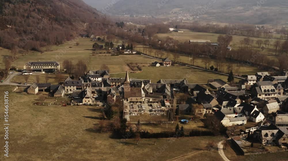 Prise de vue aérienne des Pyrénées