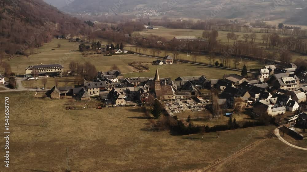 Prise de vue aérienne des Pyrénées