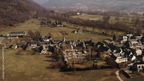 Prise de vue aérienne des Pyrénées