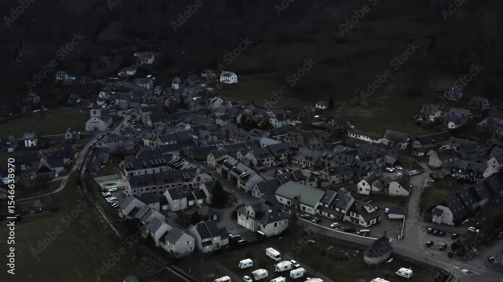 Prise de vue aérienne des Pyrénées