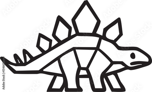 Geometric Stegosaurus