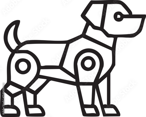Geometric dog