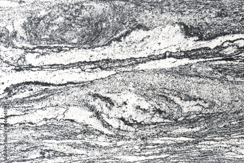 Naklejka premium Distressed grunge stone texture. Abstract natural granite mineral surface. Rough cracked overlay. Weathered and scratched pattern. High contrast black and white stone background.