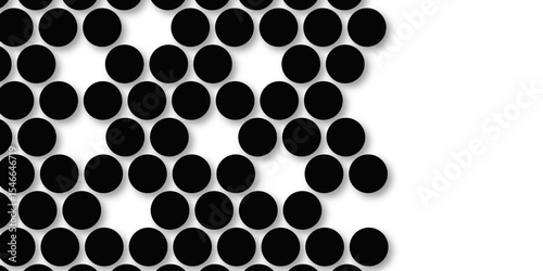 Black tiles wall. round marble textures, ball tiles. Top view pavement circle block black texture with seamless patterns floor background. Air Bubble wrap texture background. Textured Background.