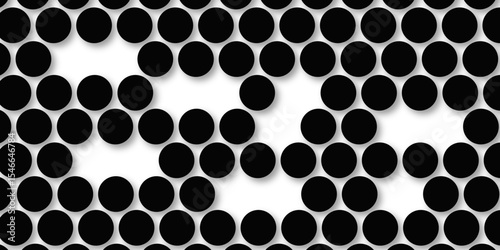 Black tiles wall. round marble textures, ball tiles. Top view pavement circle block black texture with seamless patterns floor background. Air Bubble wrap texture background. Textured Background.