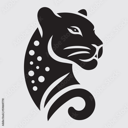 Hand drawn Leopard illustration