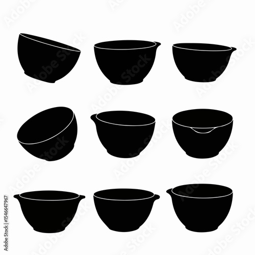 Mixing bowl set, kitchen utensils, cooking ware