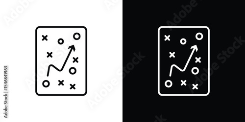 Tactical icon in black. flat graphic vector icon