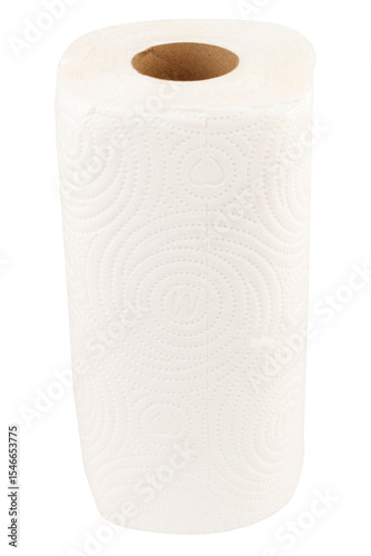 Kitchen tissue paper on white item