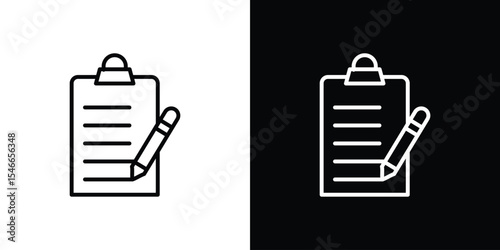 Test icon in black. flat graphic vector icon
