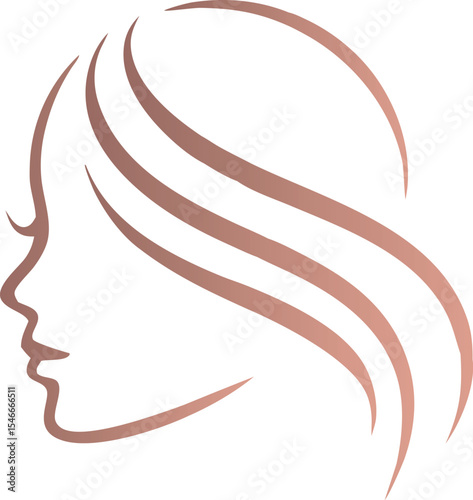 Beautiful beauty salon logo Vector Art, Icons, and Graphics for Designers 