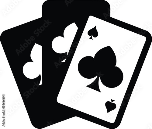 Gambling icon logo illustration | Premium Vector
