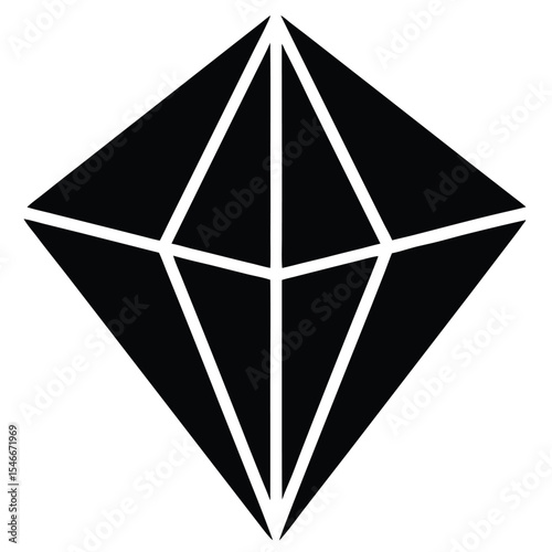 diamond shaped  cube
