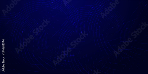 Abstract glowing lines on dark blue background. Motion lines. Modern shiny blue geometric stripe lines. Futuristic graphic. Digital technology concept. vector illustration, eps 10