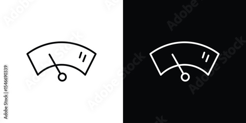 Wiper icon in black. flat graphic vector icon