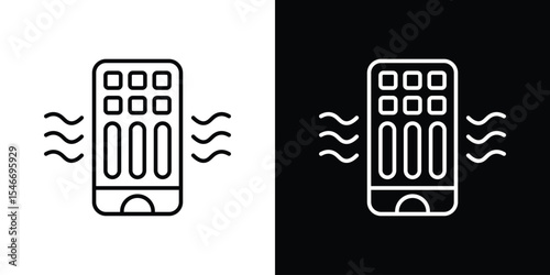 Air purifier icon, vector design art.