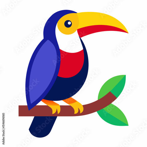 toucan bird on branch