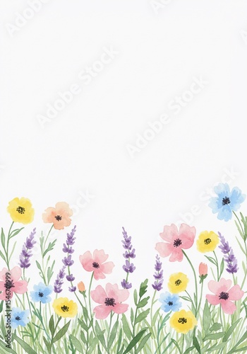 spring flowers background