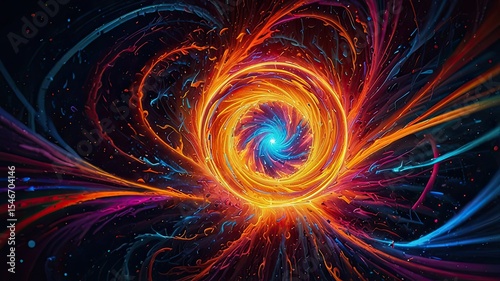abstract fractal background a computer-generated 2D illustration, texture