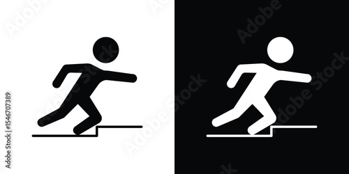 Accident icon of a flat style vector