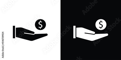 Affordable icon of a flat style vector