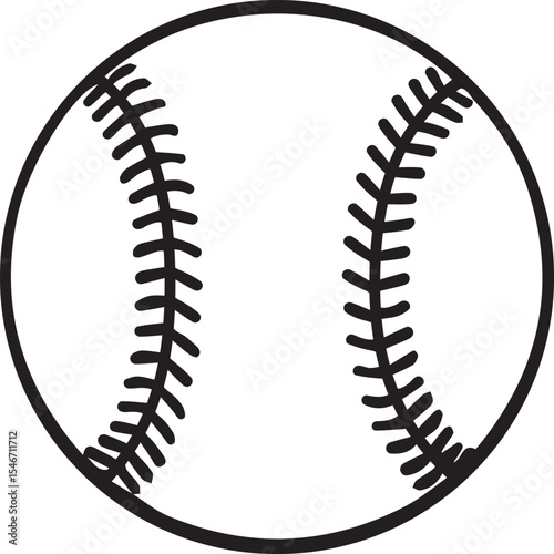 Silhouette Baseball