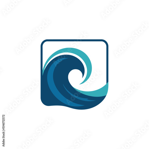 Ocean wave logo