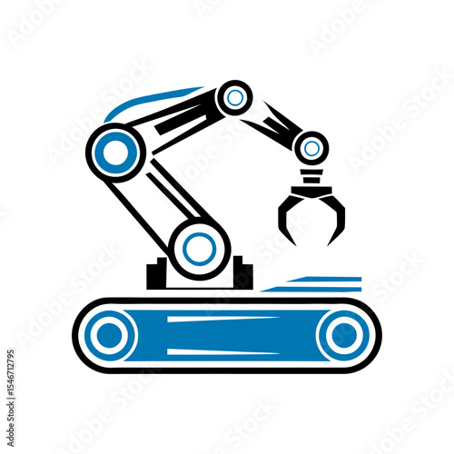 Robotic arm logo