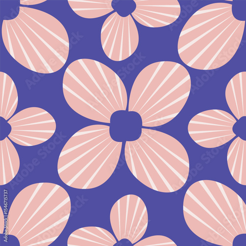 Cute feminine seamless watercolor pattern with little tiny wildflowers, hand drawn