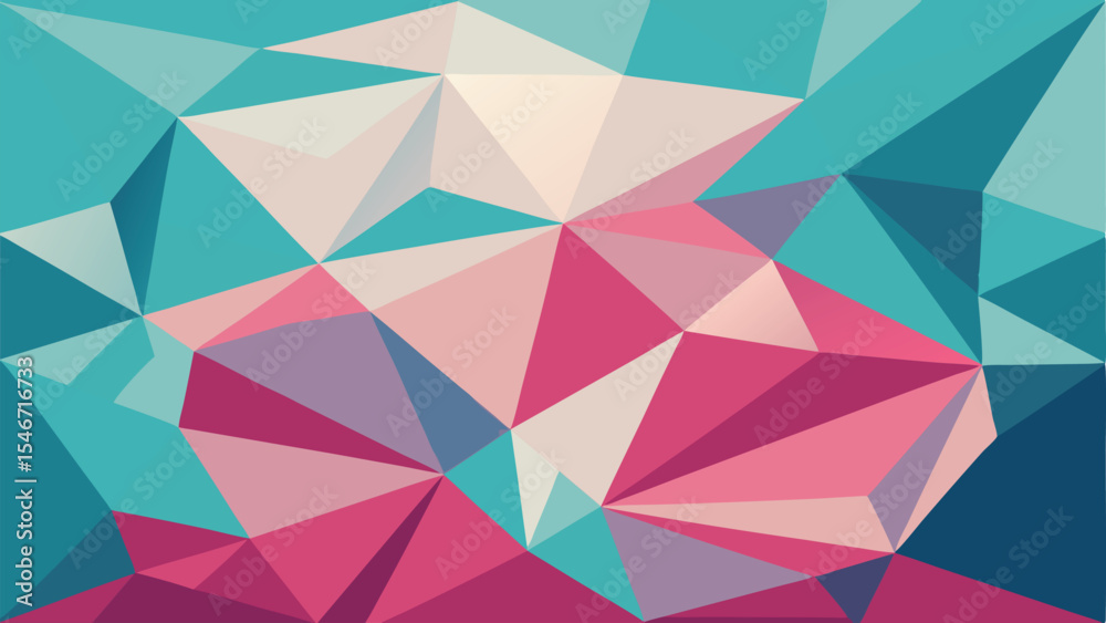 Fototapeta premium Abstract geometric background with modern aesthetic and trendy color palette