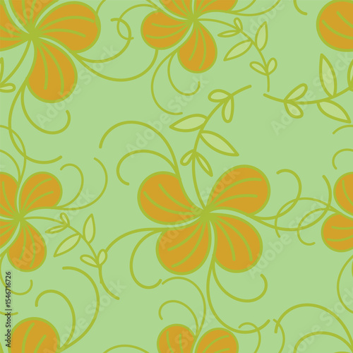Cute feminine seamless watercolor pattern with little tiny wildflowers, hand drawn