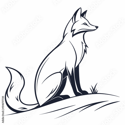 black cat on white background, 