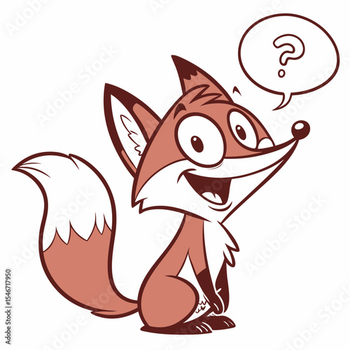 funny fox vector svg file, funny character